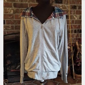 North Face Flannel Lined Hoodie